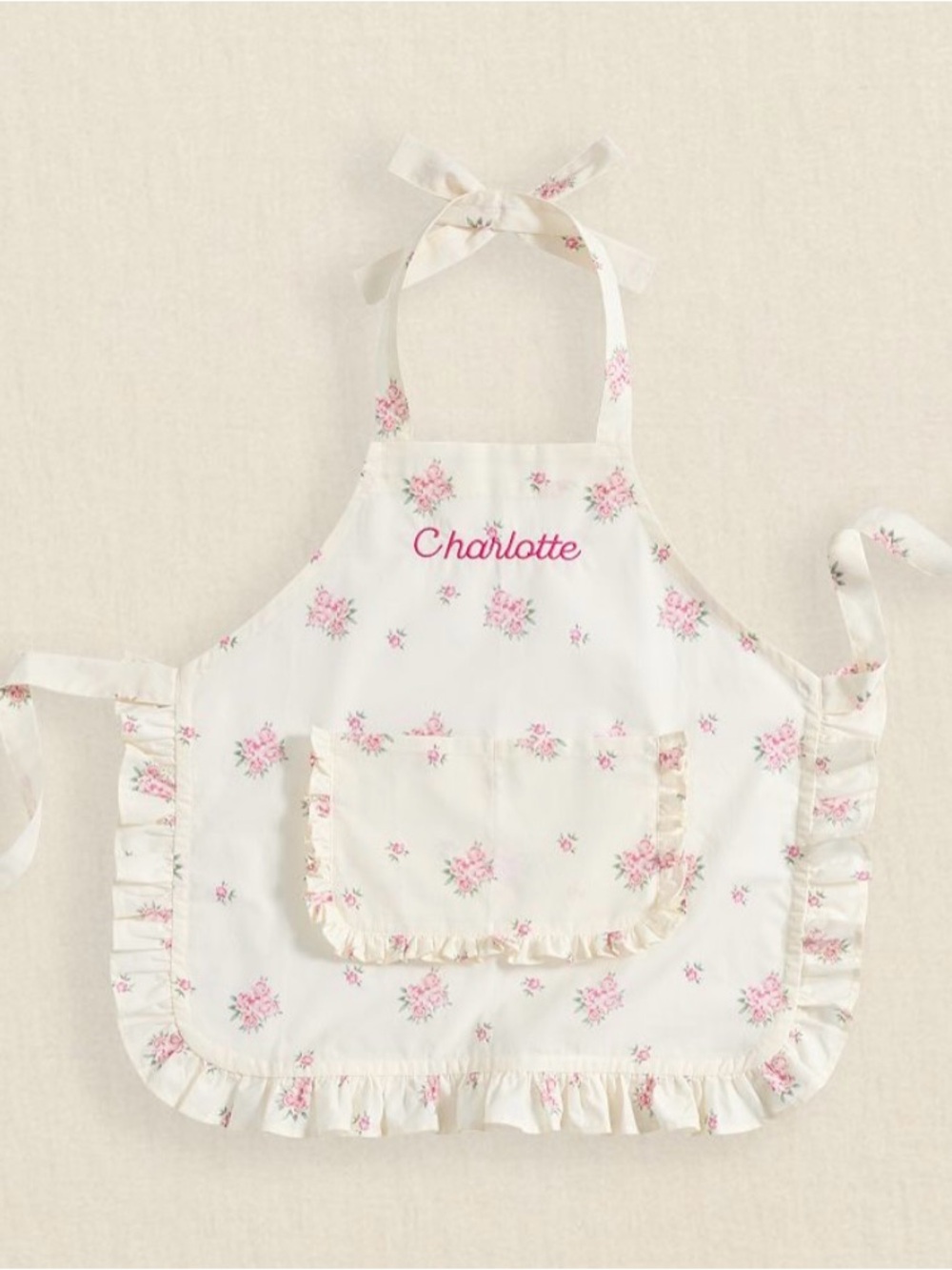 Pottery Barn KIds LoveShackFancy Apron NEW
